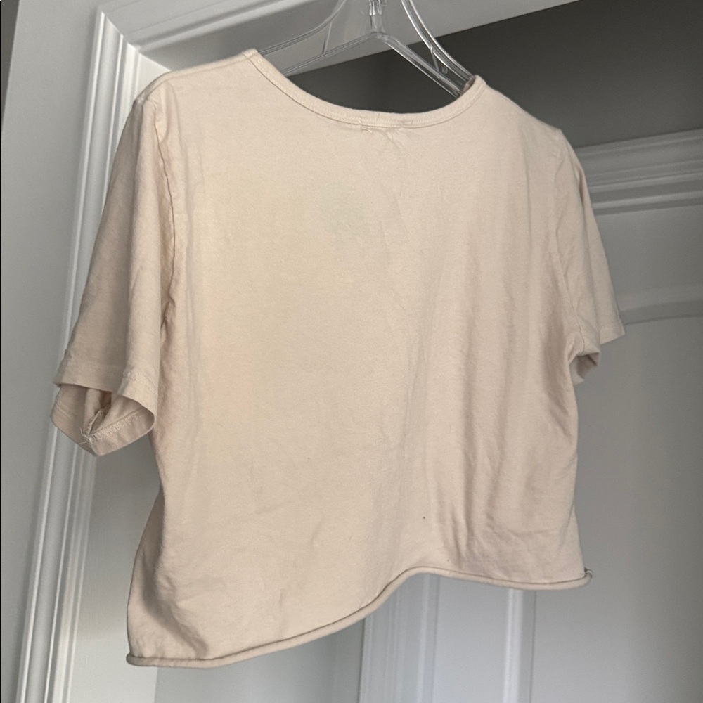 Alter’d State Cream Texas Graphic Crop Top - Picture 4 of 9